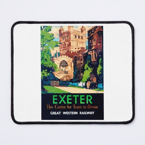 Item preview, Vintage Great Western Railway travel poster of Exeter, Devon designed and sold by Random Railways.