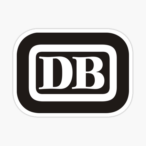 Deutsche Bahn "DB-Keks" Logo (1946) Sticker