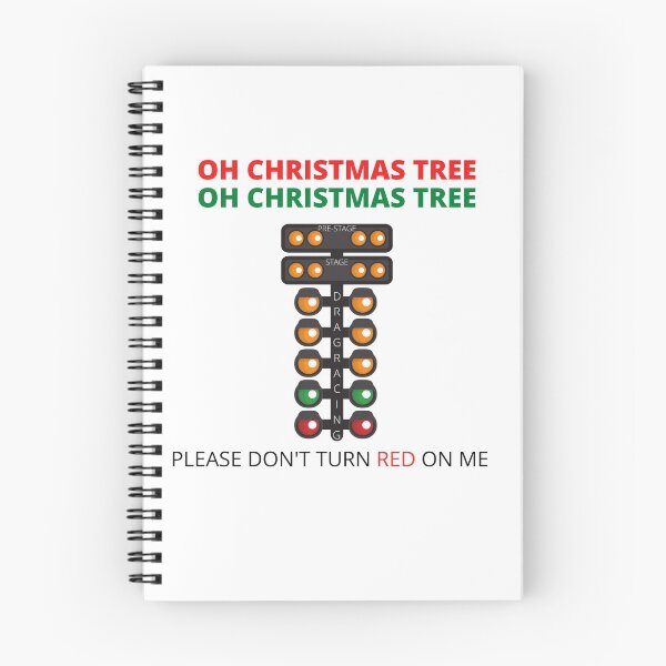 Item preview, Oh Christmas Tree Oh Christmas Tree Please Dont Turn Red on Me Drag Racing Tree Funny Xmas Tree designed and sold by CarantinedChaos.