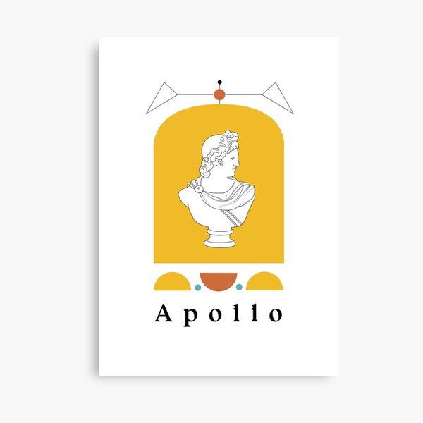 Item preview, Apollo Greek God Sculpture Art Print Golden  designed and sold by IrisNook.
