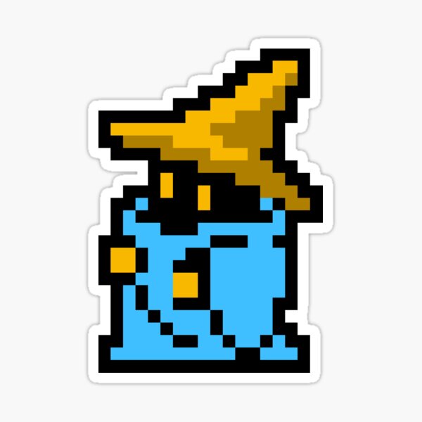 Item preview, Black Mage sprite designed and sold by Nu Threads.
