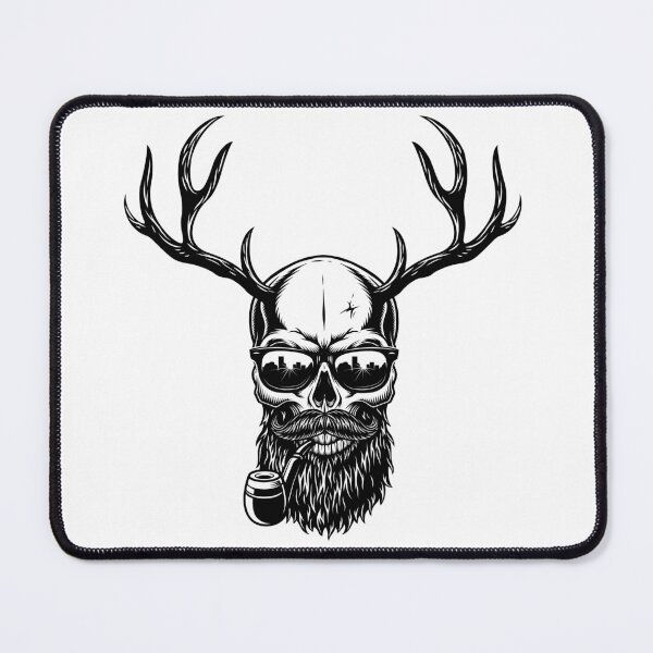 Item preview, Bearded Skeleton reindeer - Christmas designed and sold by Designs Of all kinds.