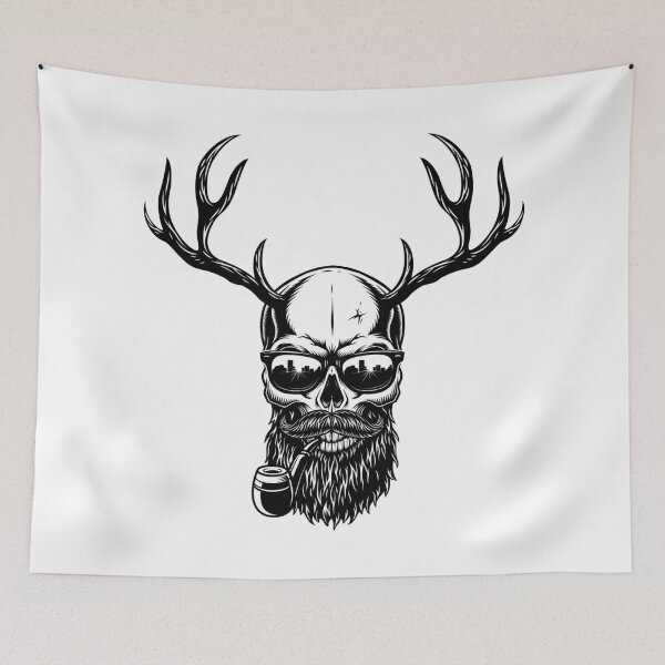 Item preview, Bearded Skeleton reindeer - Christmas  designed and sold by Designs Of all kinds.