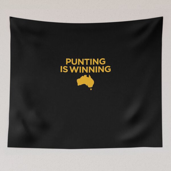 Item preview, punting is winning designed and sold by MerooIndustries.