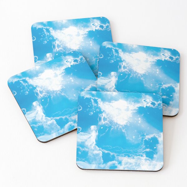 Item preview, Dreamworld of fairy, water bubble, sky and clouds pattern designed and sold by EglesCreations.