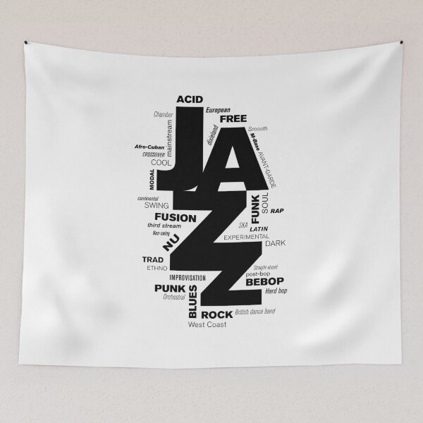 Item preview, Jazz Styles - BW1 designed and sold by BlackLineWhite.