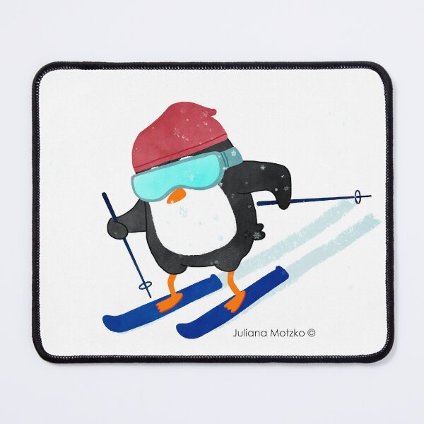 Aperçu de l'œuvre Pingouin de ski créée et vendue par thepenguinsfamily.
