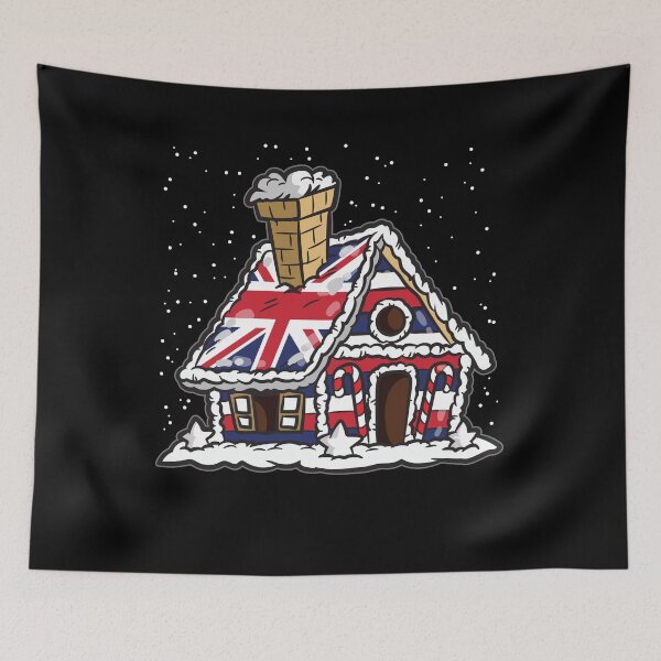 Item preview, British Gingerbread House Great Britain Christmas designed and sold by Moonpie90.