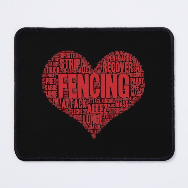 Item preview, Fencing Heart Saber Epee Fence Gift graphic designed and sold by theodoros20.