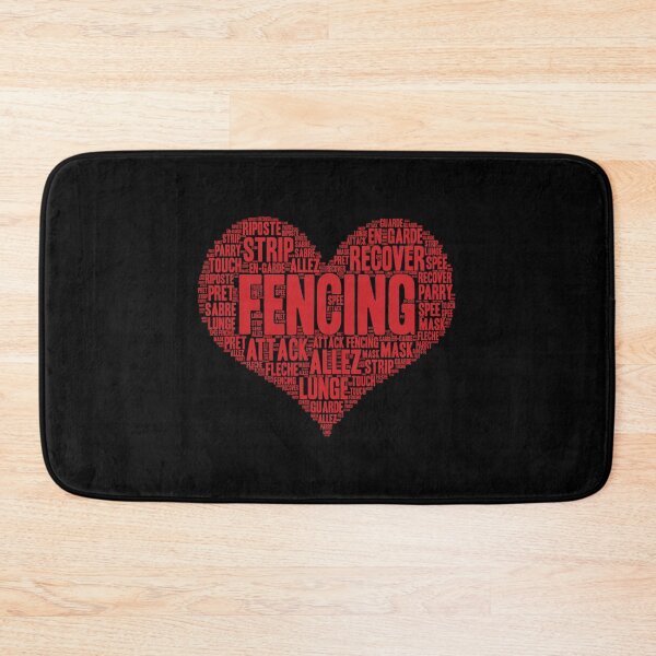 Item preview, Fencing Heart Saber Epee Fence Gift graphic designed and sold by theodoros20.