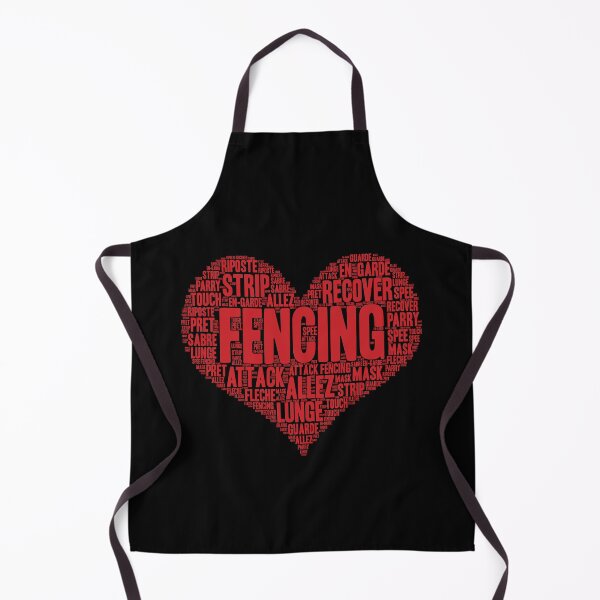 Item preview, Fencing Heart Saber Epee Fence Gift graphic designed and sold by theodoros20.