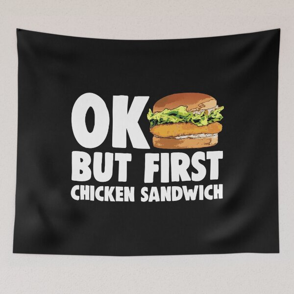 Item preview, Ok But First Chicken Sandwich designed and sold by Bendthetrend.