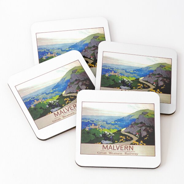 Item preview, Vintage Great Western Railway travel poster of Malvern designed and sold by Random Railways.
