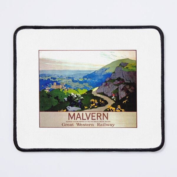 Item preview, Vintage Great Western Railway travel poster of Malvern designed and sold by Random Railways.