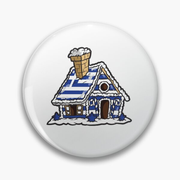 Item preview, Greece Gingerbread House Greek Christmas designed and sold by Moonpie90.