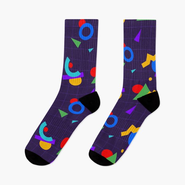 Item preview, 80s retro vintage memphis pattern - bold graphics bright purple designed and sold by ImageNugget.