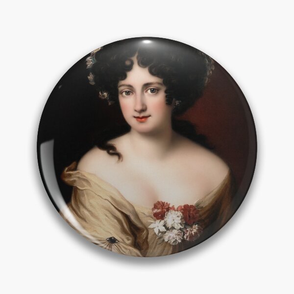 Item preview, Portrait of Contessa Ortensia Ianna Stella by Jacob Ferdinand Voet Classical Xzendor7 Old Masters Reproductions designed and sold by Xzendor7 Digital Art Creations.