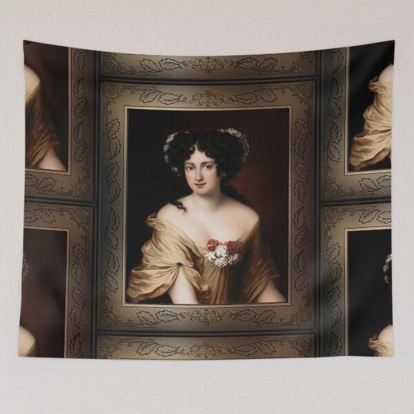 Item preview, Portrait of Contessa Ortensia Ianna Stella by Jacob Ferdinand Voet Classical Xzendor7 Old Masters Reproductions designed and sold by Xzendor7 Digital Art Creations.