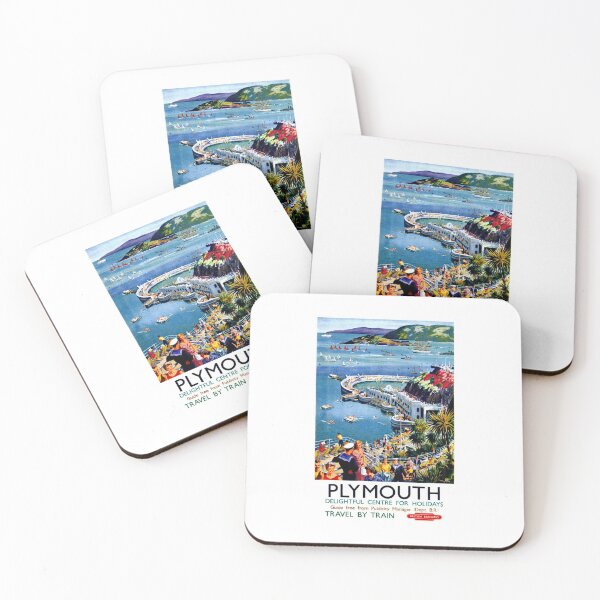 Item preview, Vintage British Railways travel poster of Plymouth, Devon designed and sold by Random Railways.
