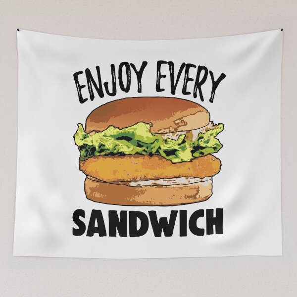 Item preview, Enjoy Every Chicken Sandwich designed and sold by Bendthetrend.