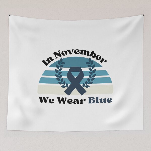 Item preview, In November We wear Blue Diabetes Awareness shirt designed and sold by Luna  Shirts⭐⭐⭐⭐⭐.