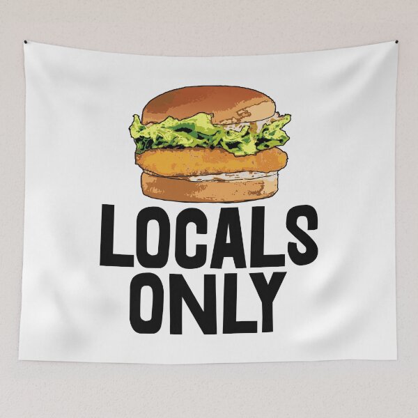 Item preview, Locals Only Chicken Sandwich designed and sold by Bendthetrend.