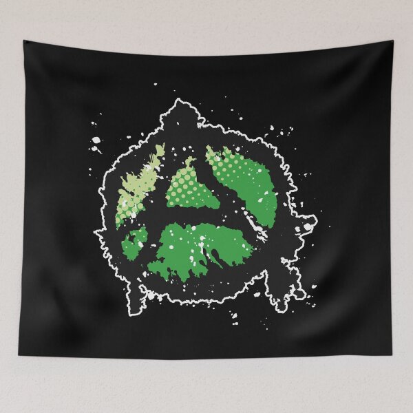 Item preview, Green Anarchy Symbol designed and sold by iscaStudioArt.