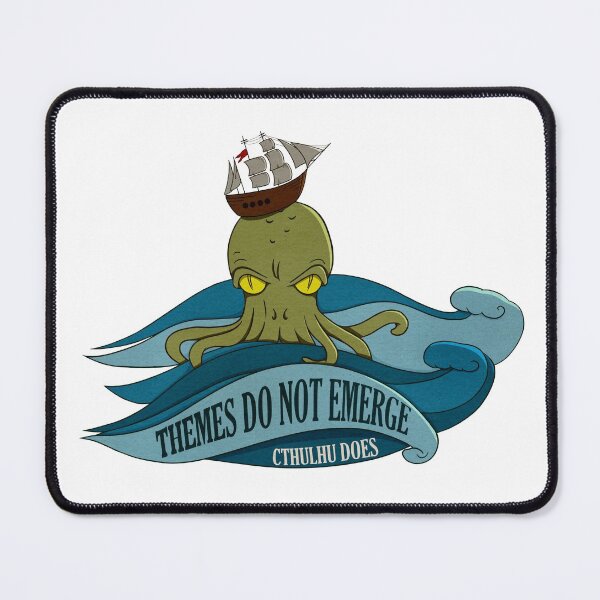 Item preview, Themes do not emerge - Cthulhu does designed and sold by BookshireCat.
