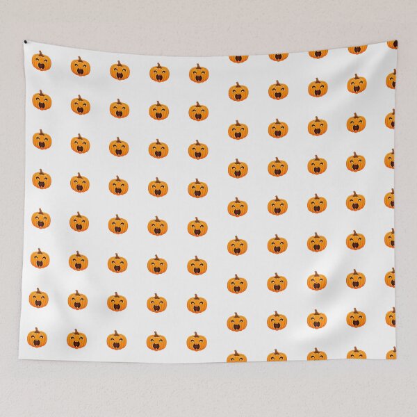 Item preview, cute Halloween pumpkin carving patterns designed and sold by NiceSpot.