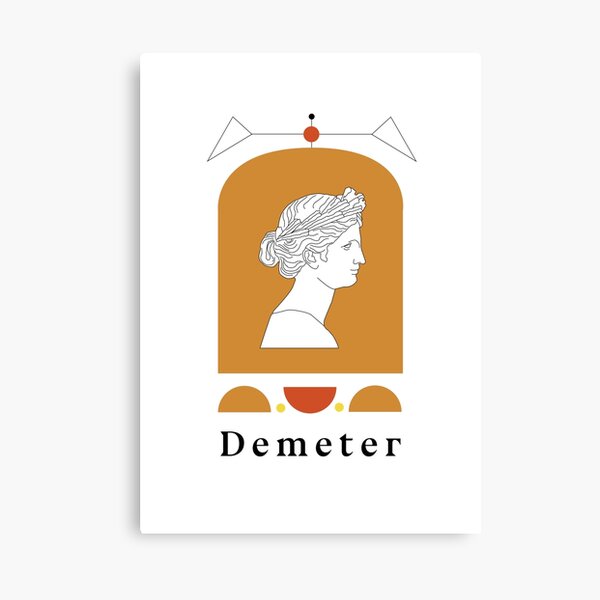 Item preview, Demeter Greek Goddess Sculpture Art Print designed and sold by IrisNook.