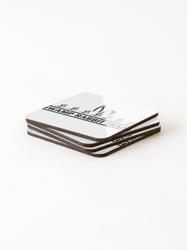 Thumbnail 4 of 5, Coasters (Set of 4), Swamp Rabbit Trail designed and sold by SwampfoxDesign.