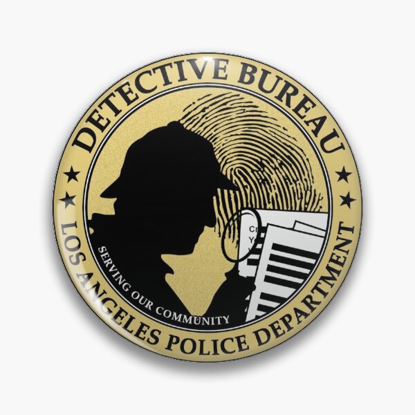 Artikelvorschau, Detektivbüro der Polizei von Los Angeles entworfen und verkauft von Lawrence Baird.