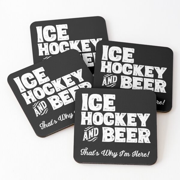 Artikelvorschau, Eishockey und Bier deshalb bin ich hier! Sportfan-Design entworfen und verkauft von theodoros20.