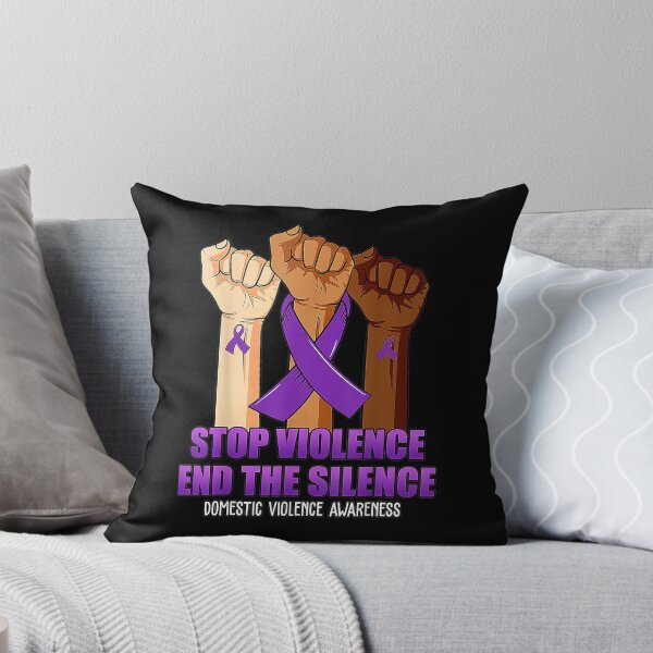 Item preview, Violence Domestic Awareness Stop End Silence Hand designed and sold by maudean.
