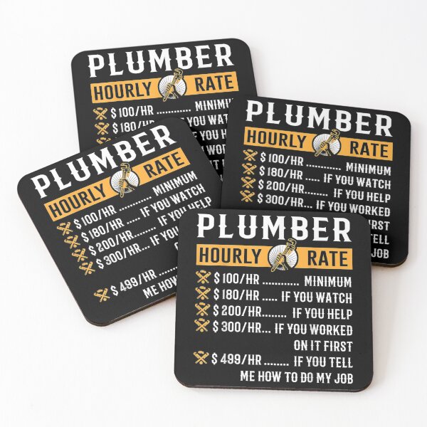 Item preview,  Plumber Hourly Rate Plumbing Tool Pipe Handyman designed and sold by angelata.