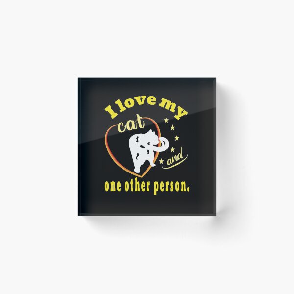 Item preview, I love my partner, my cat too designed and sold by Bodino.