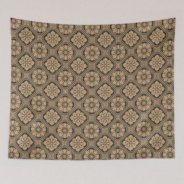 Item preview, Traditional Punjabi Pattern | Cultural Art | Dark Brown Seamless Design designed and sold by WIO Whatever Is ON.