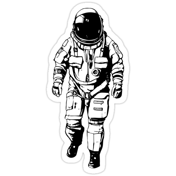 Astronaut Stickers By Warsloth Redbubble 1065