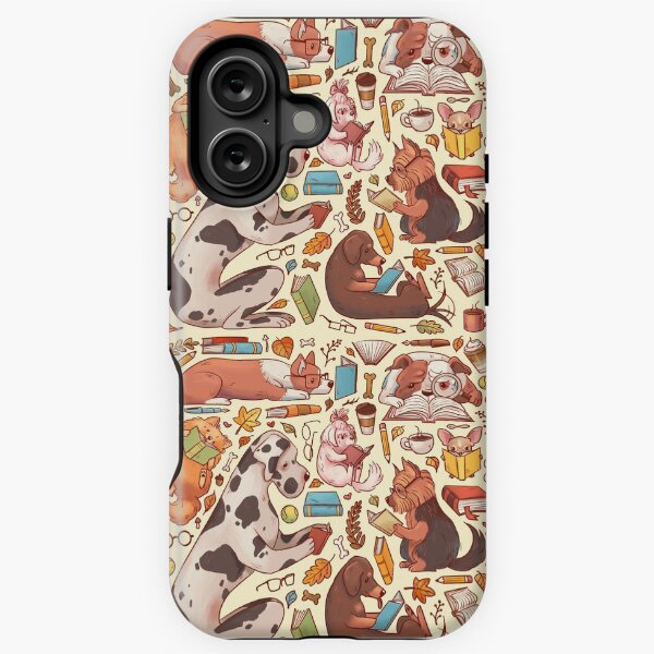 Vista previa del artículo con la obra «Perros Cachorros Leyendo Libros», diseñado y vendido por Pameloo.