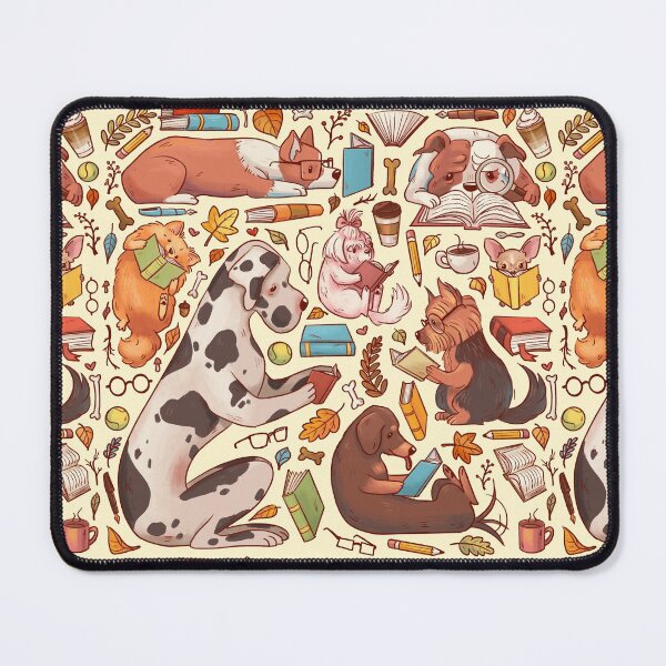 Item preview, Perros Cachorros Leyendo Libros designed and sold by Pameloo.