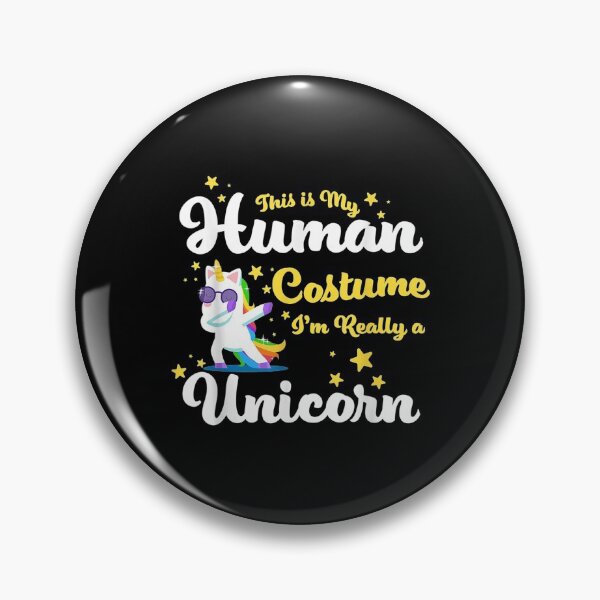 Item preview,  My Human Costume Im Really Unicorn designed and sold by maudean.