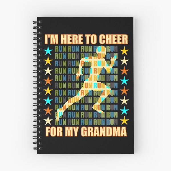 Item preview, I Am Here To Cheer For My Grandma - Runner Support designed and sold by artfulnotebook.