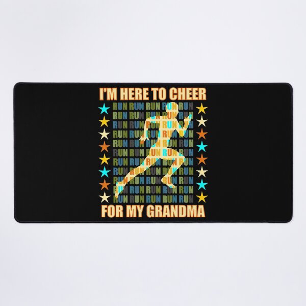Item preview, I Am Here To Cheer For My Grandma - Runner Support designed and sold by artfulnotebook.