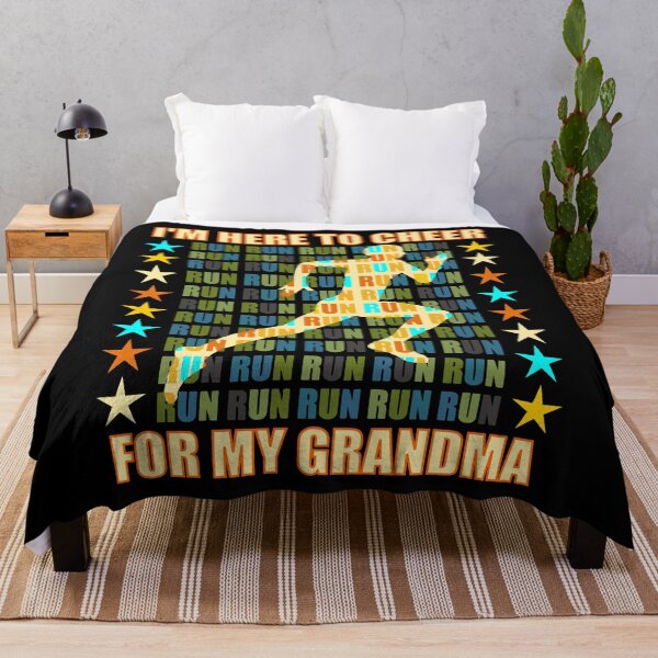 Item preview, I Am Here To Cheer For My Grandma - Runner Support designed and sold by artfulnotebook.