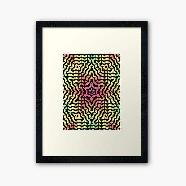 Cosmic Colors Framed Art Print