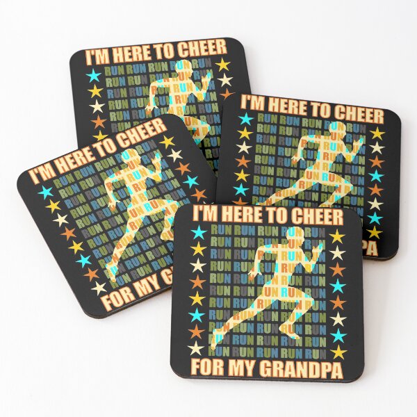 Item preview, I Am Here To Cheer For My Grandpa - Runner Support designed and sold by artfulnotebook.
