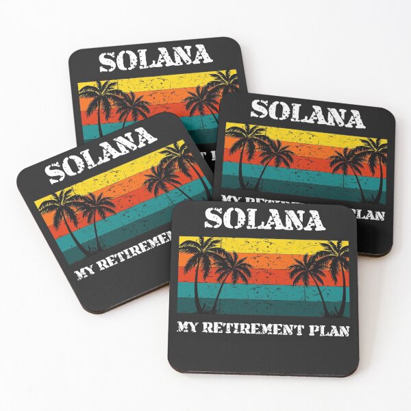 Item preview, Solana - My Retirement Plan Crypto Design designed and sold by Funny-Tees4U.