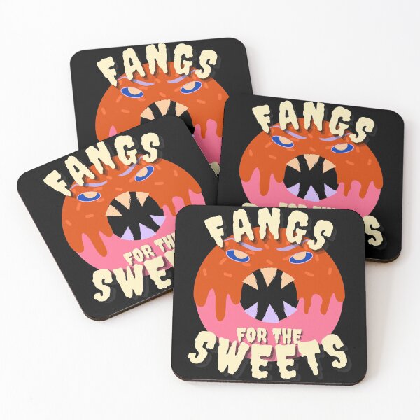 Item preview, Halloween donut teeth - Fangs for the sweets Funny Halloween design designed and sold by Vibing-Right.
