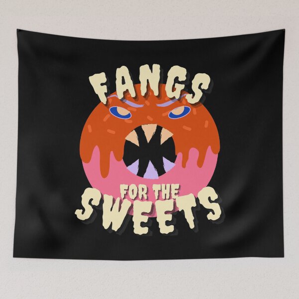 Item preview, Halloween donut teeth - Fangs for the sweets Funny Halloween design designed and sold by Vibing-Right.