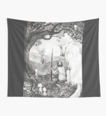 Between the roots and the branches Wall Tapestry